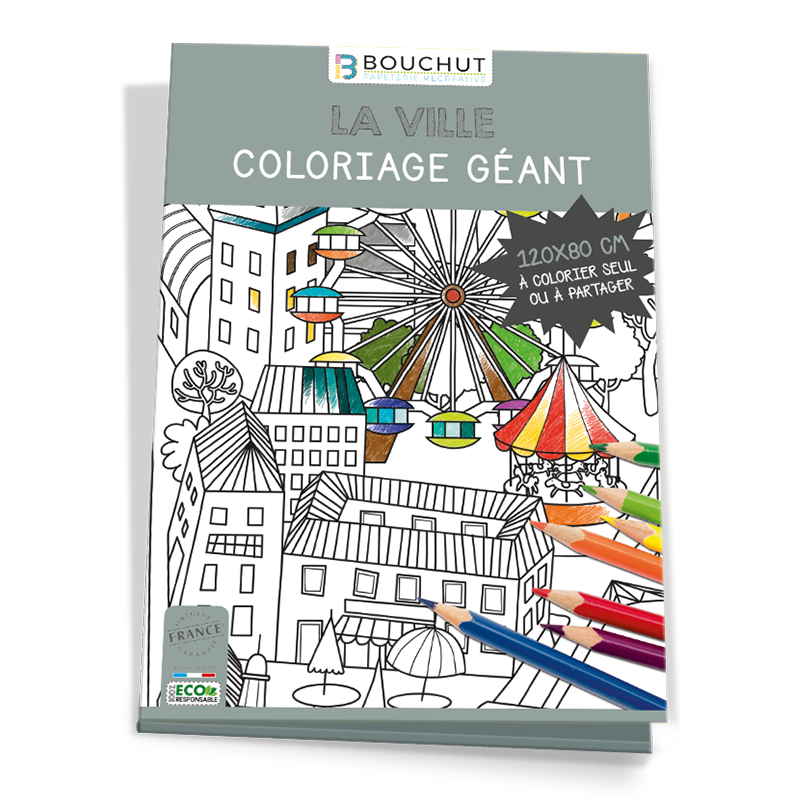Coloriage géant Paris